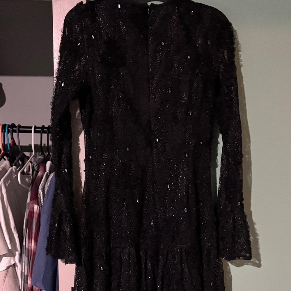 Lulu's Black Sequin Dress - Picture 5 of 5